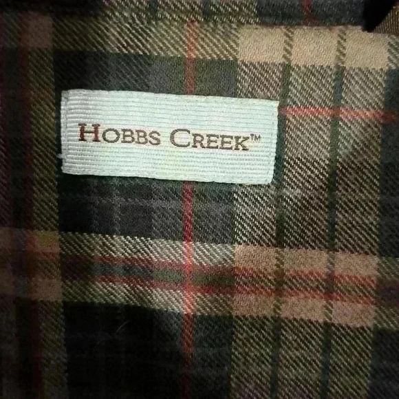 HOBBS CREEK Mens XL Flannel - Picture 2 of 7